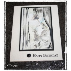 Encaustic Elements - Birthday Card #19-55